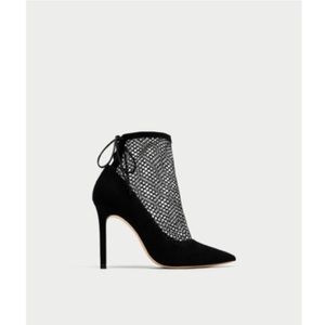 Zara Mesh Bootie